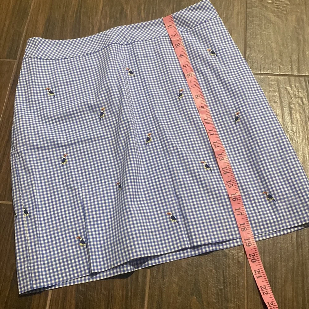 COPY - Talbots parrot print skirt